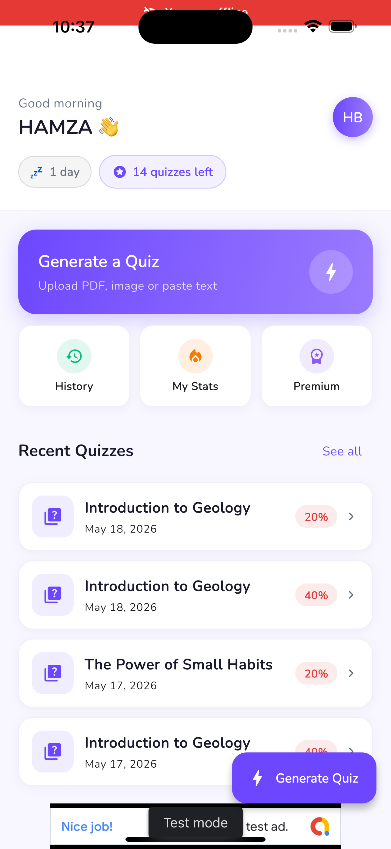 Studiq screenshot